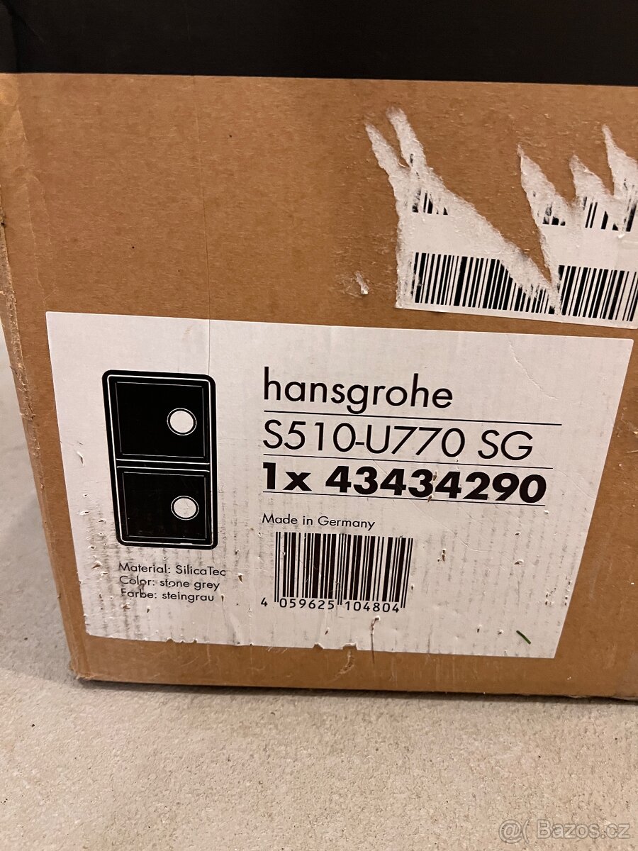 granitový dřez Hansgrohe S510-U770 43434290 - 5