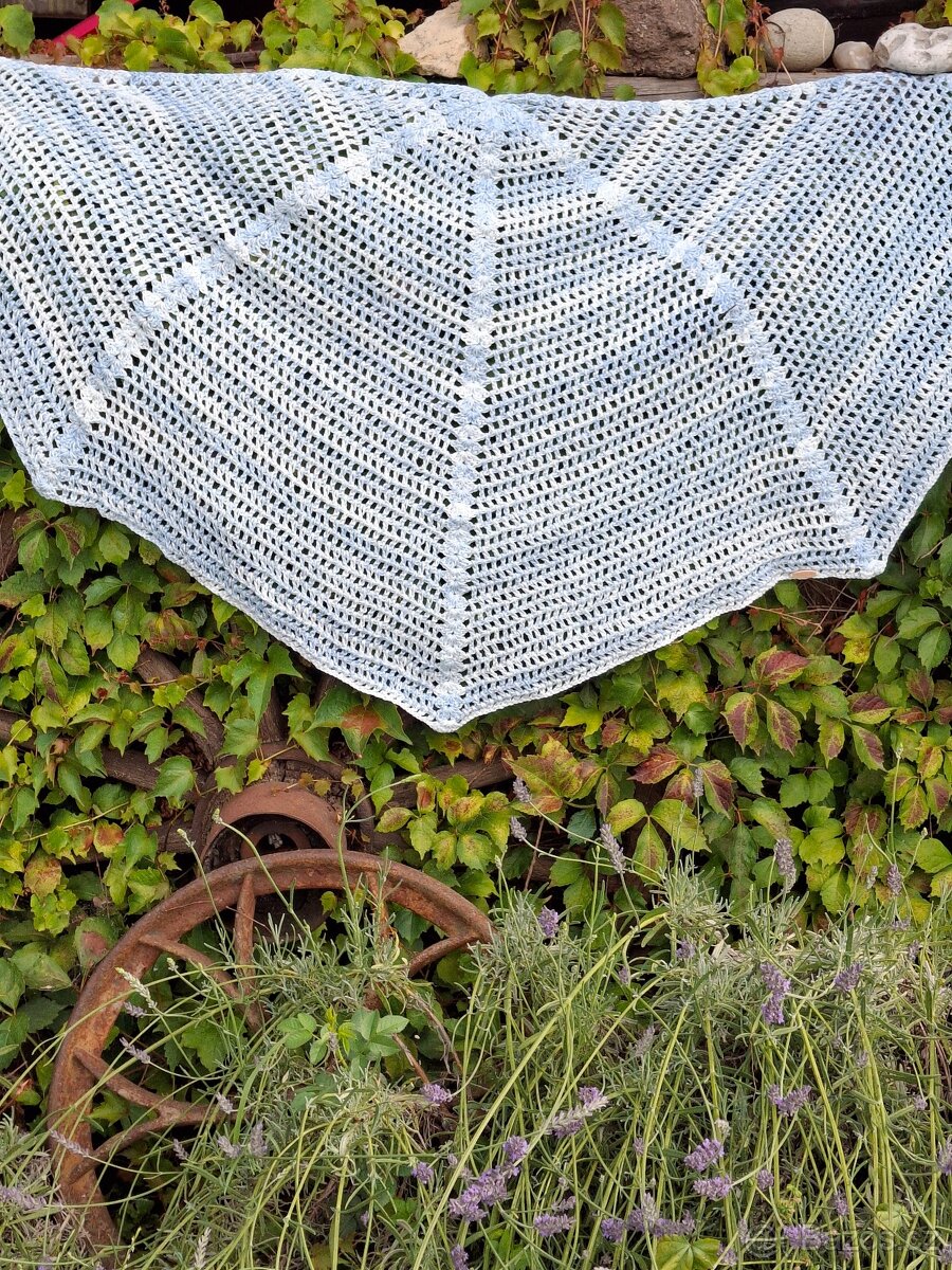 Háčkovaný šátek.. - 5