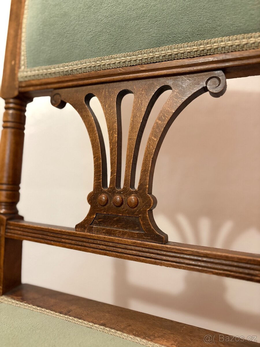 Stylová retro židle z masivu – 6 ks k dispozici (1 000 Kč/ks - 5