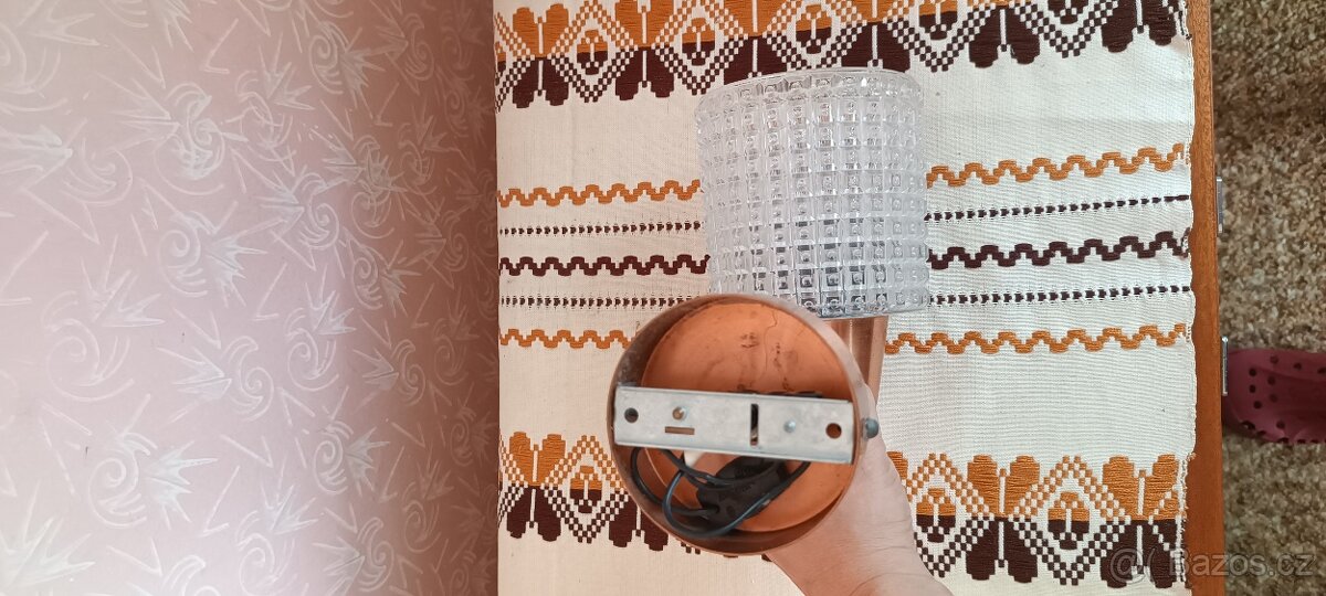 Noční lampička na zeď – vintage 60. léta - 5