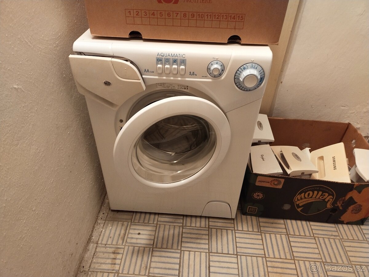 Prodám plně funkční MALOU pračku-3,5 kg-50x40x70cm-DOVEZU-- - 5