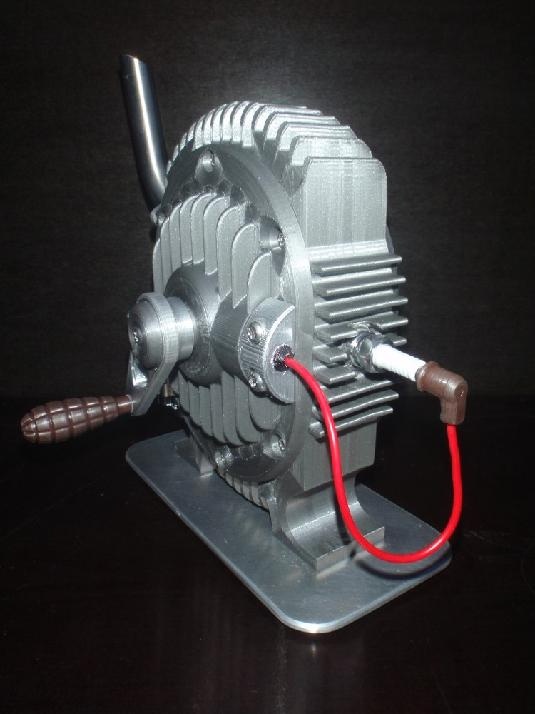 Velký výukový model Wankelova motoru (výška 25cm) - 5