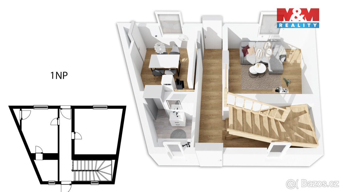 Prodej rodinného domu, 75 m², Rakovník, ul. Smetanova - 5