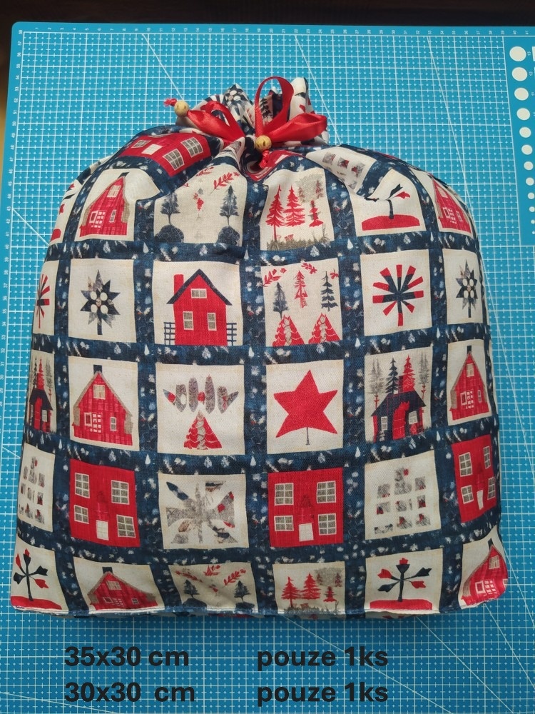 Látkové dárkové pytlíky handmade - 5