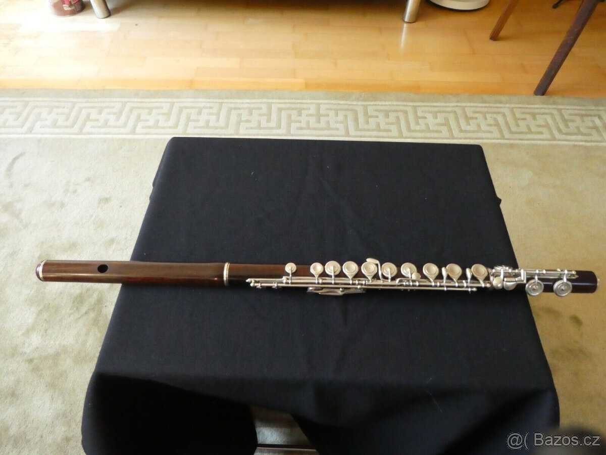 Historic fletna z palisandru Isidor Thomas L kolem roku - 5