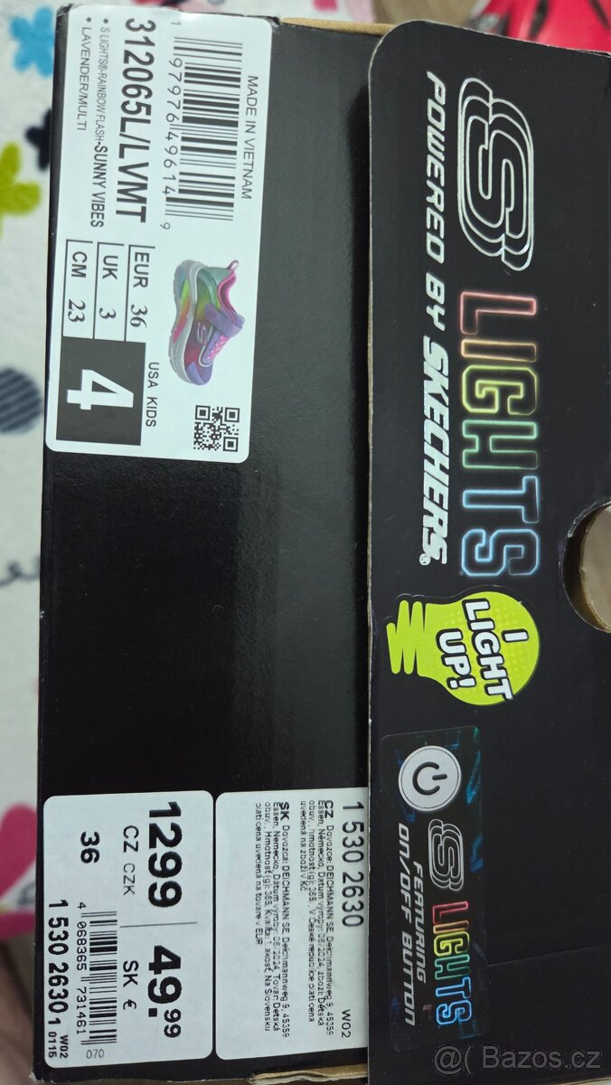 Dívčí svíticí boty Skechers - 5