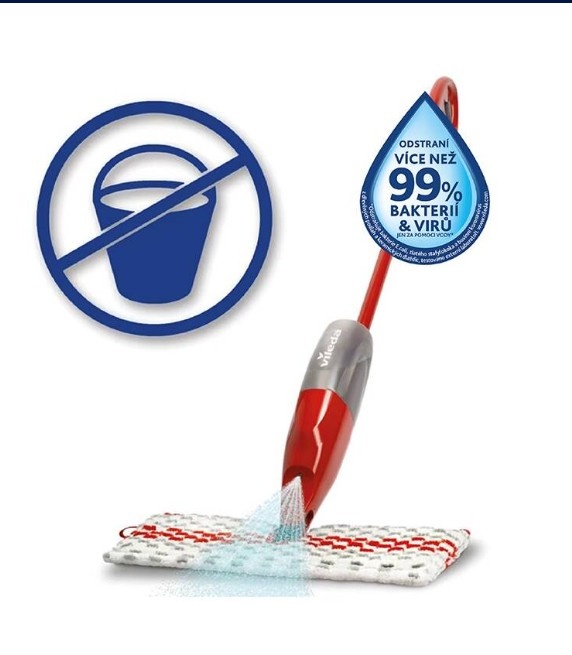 NOVÝ Vileda Spray Max set mop + 2 návleky - 5