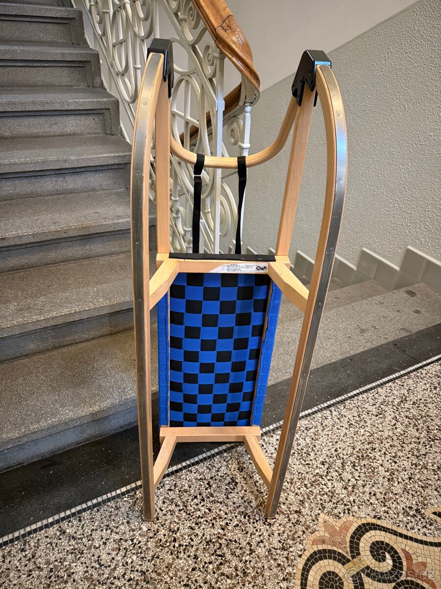 Dětské dreven sáňky - jako nové - 5