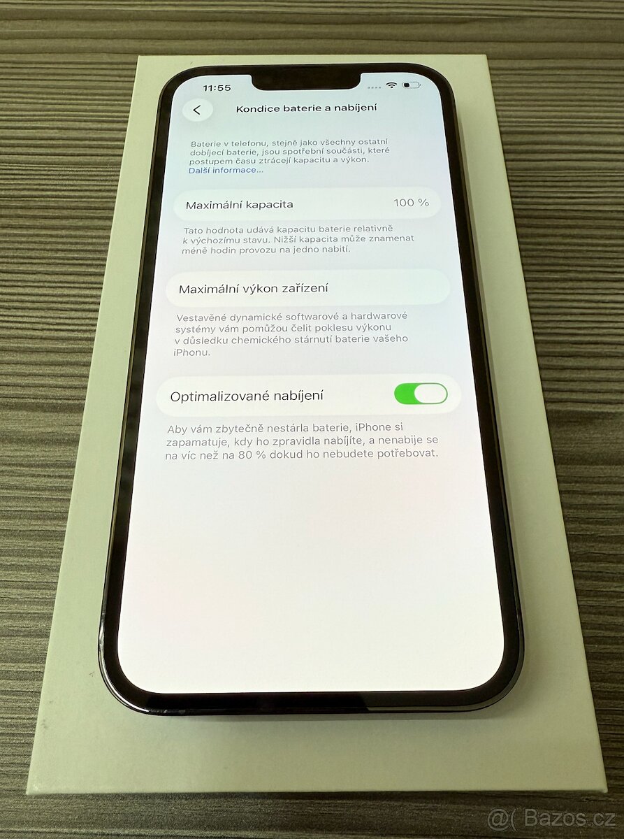 Apple iPhone 13 Pro 256GB space gray, baterie 100% - 5