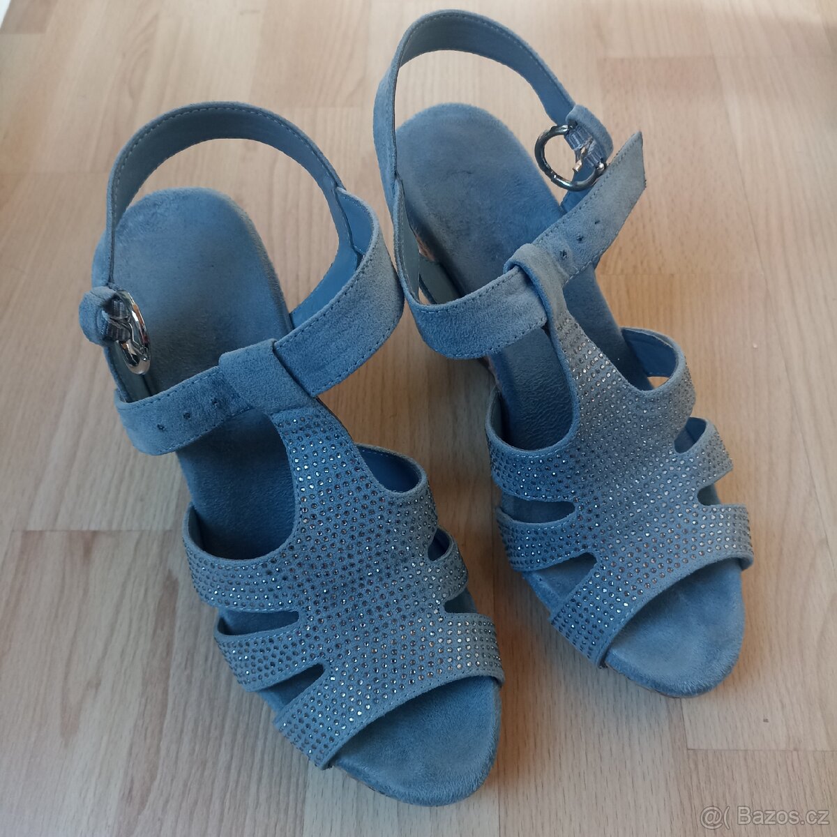 Letní střevíce na klínku vel.37 - 5