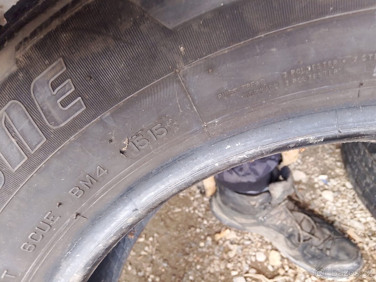 215/65/16c 102/100h Bridgestone - letní pneu 2ks dodávkové - 5