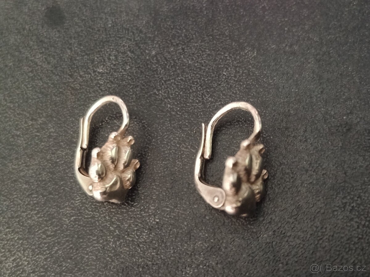 Přívěsek + náušnice psi packa - 5