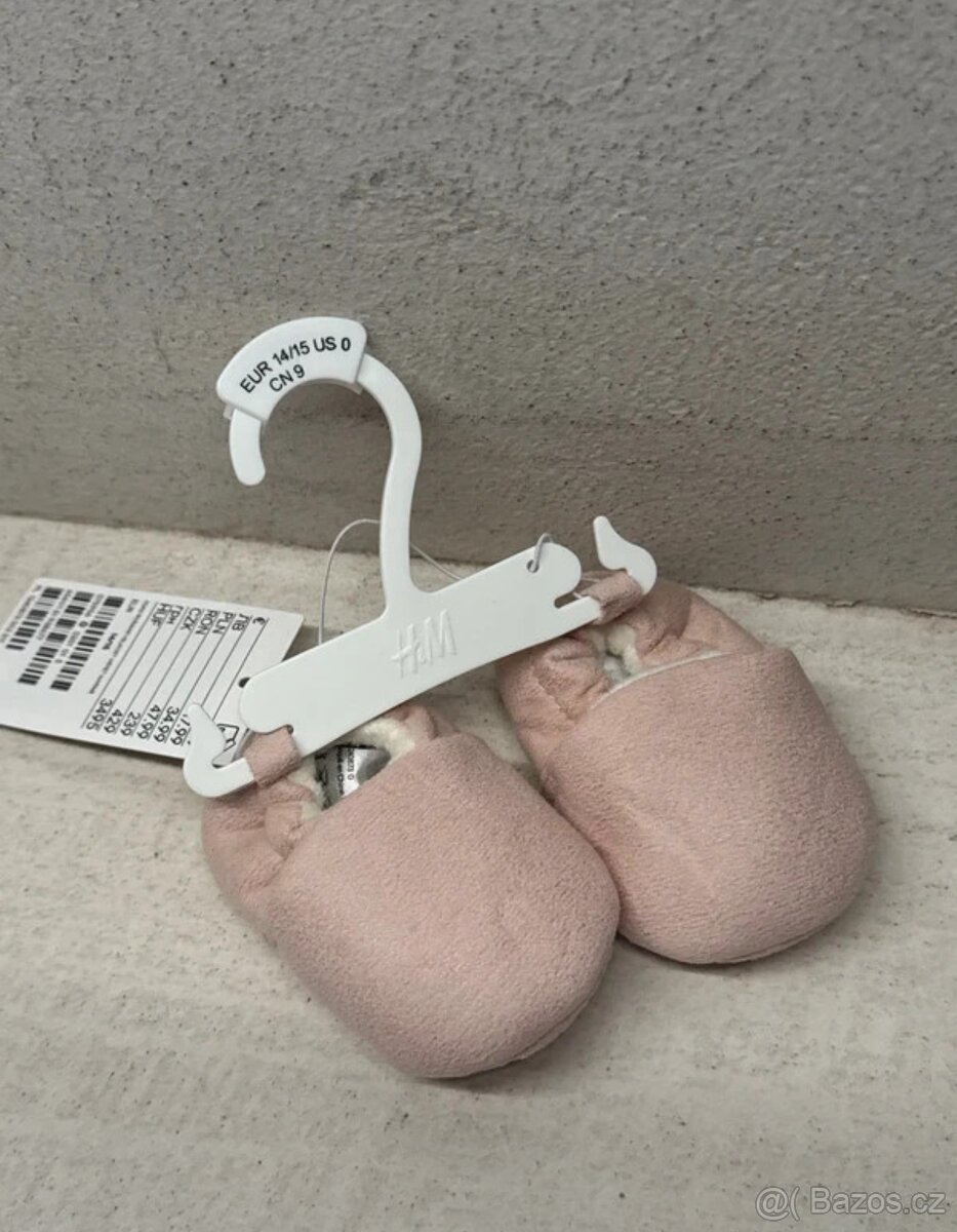 NOVÉ - Růžové dívčí capáčky H&M - 5