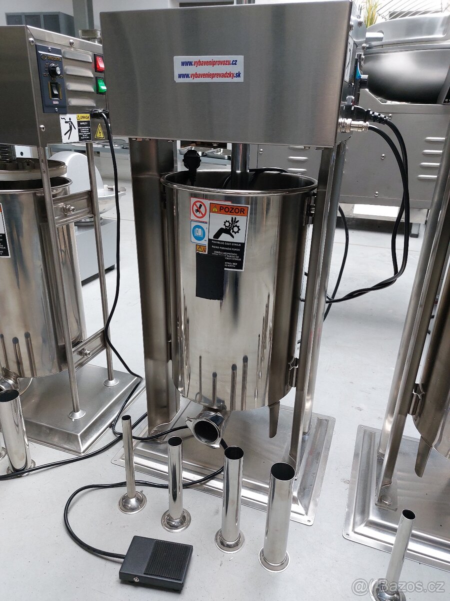 ELEKTRICKÁ PLNIČKA KLOBÁS 15 L dělo silná - 5