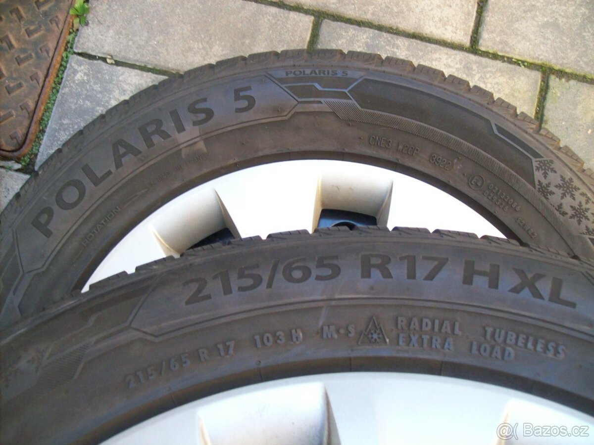 zimní kola Kodiaq Barum 215.65.17 XL 95% - 5