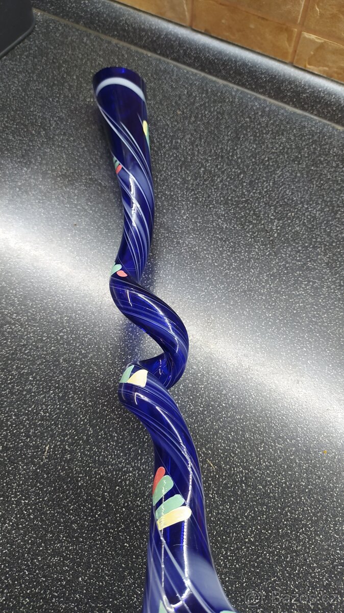 Váza velká modrá - 5