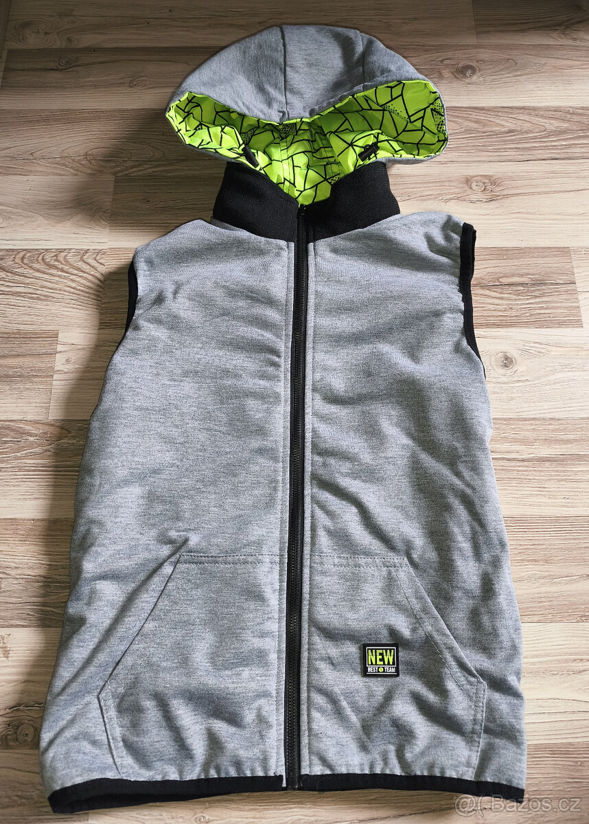 Dětská oboustranná vesta GlassBear - vel. 140 - 5