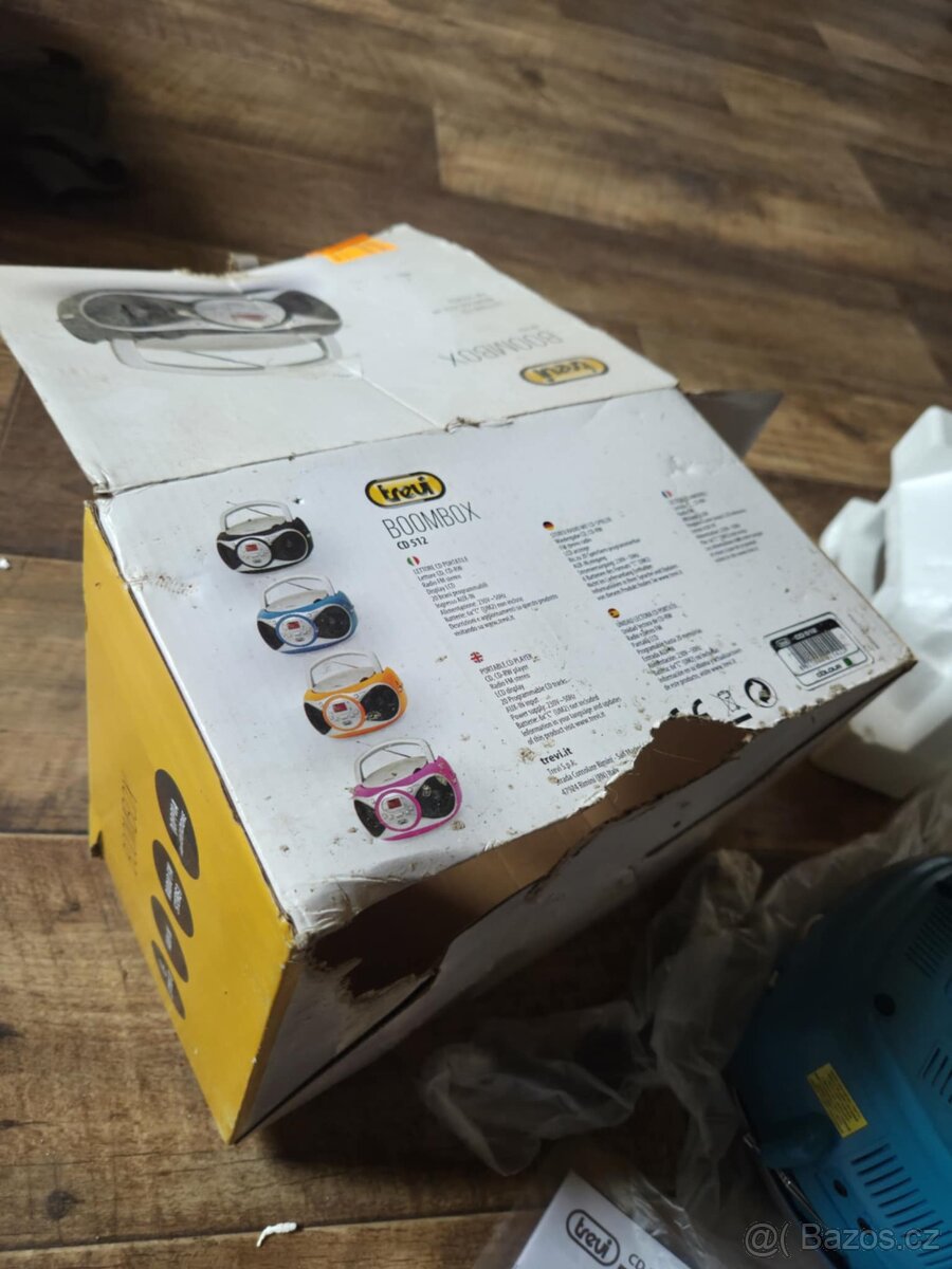 rádio boombox cd 512 trevi - 5