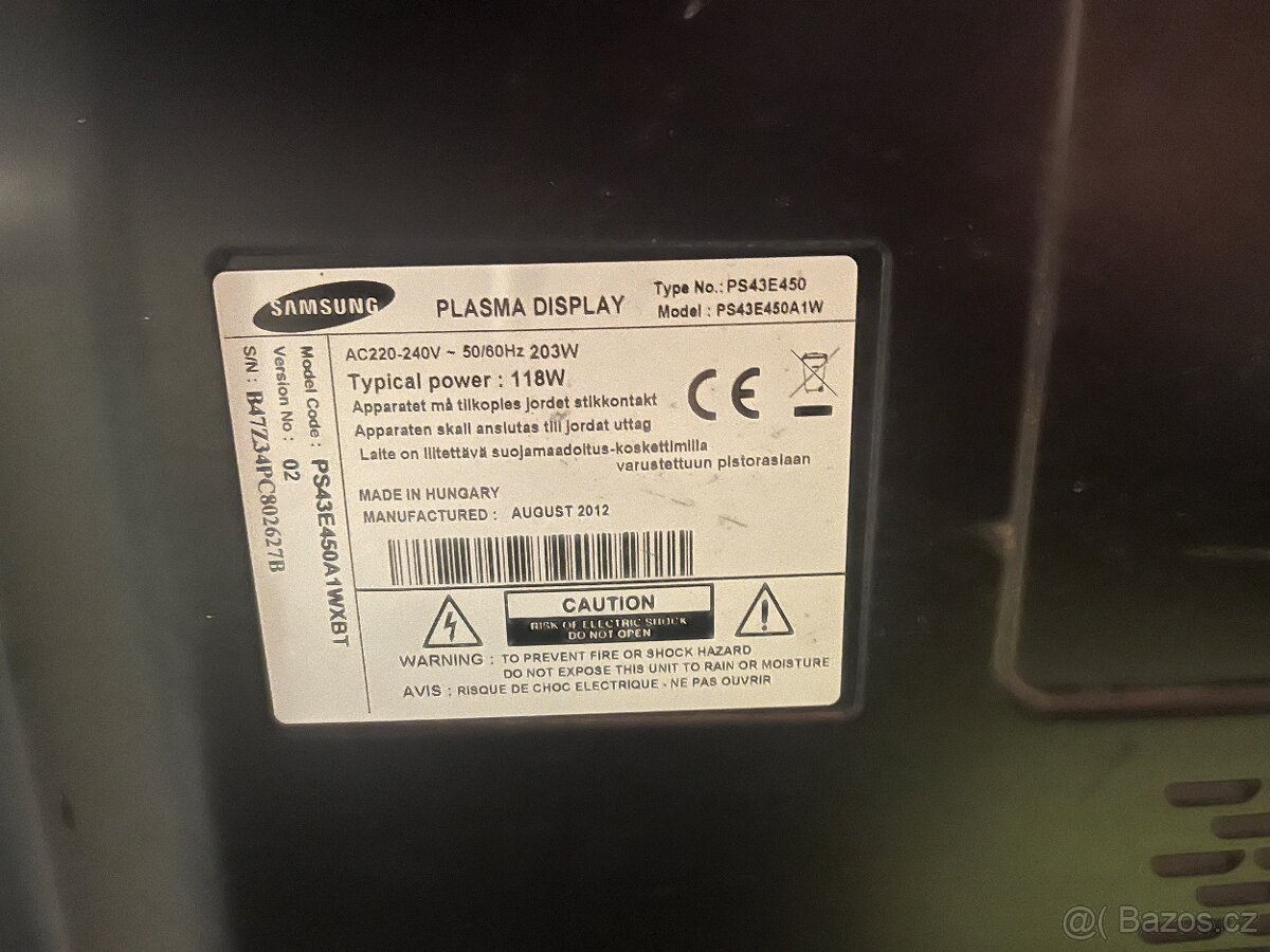 Samsung televize 43 - 5