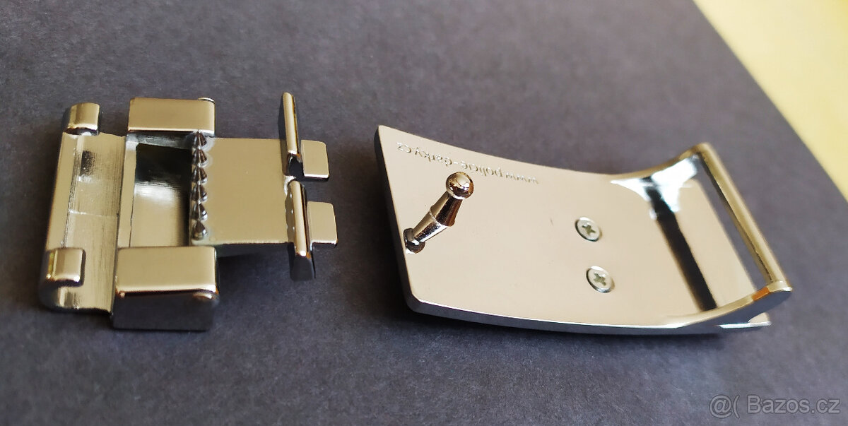 OPASEK KOŽENÝ SE ZNAKEM ČESKÉHO LVA NA PŘEZCE - 5