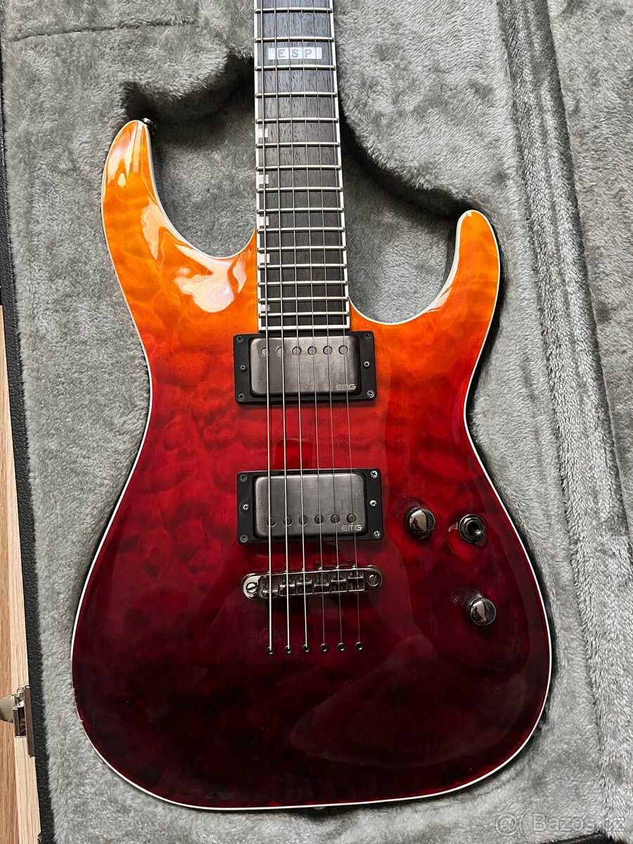 ESP E-II Horizon NT-II Amber Fade - 5