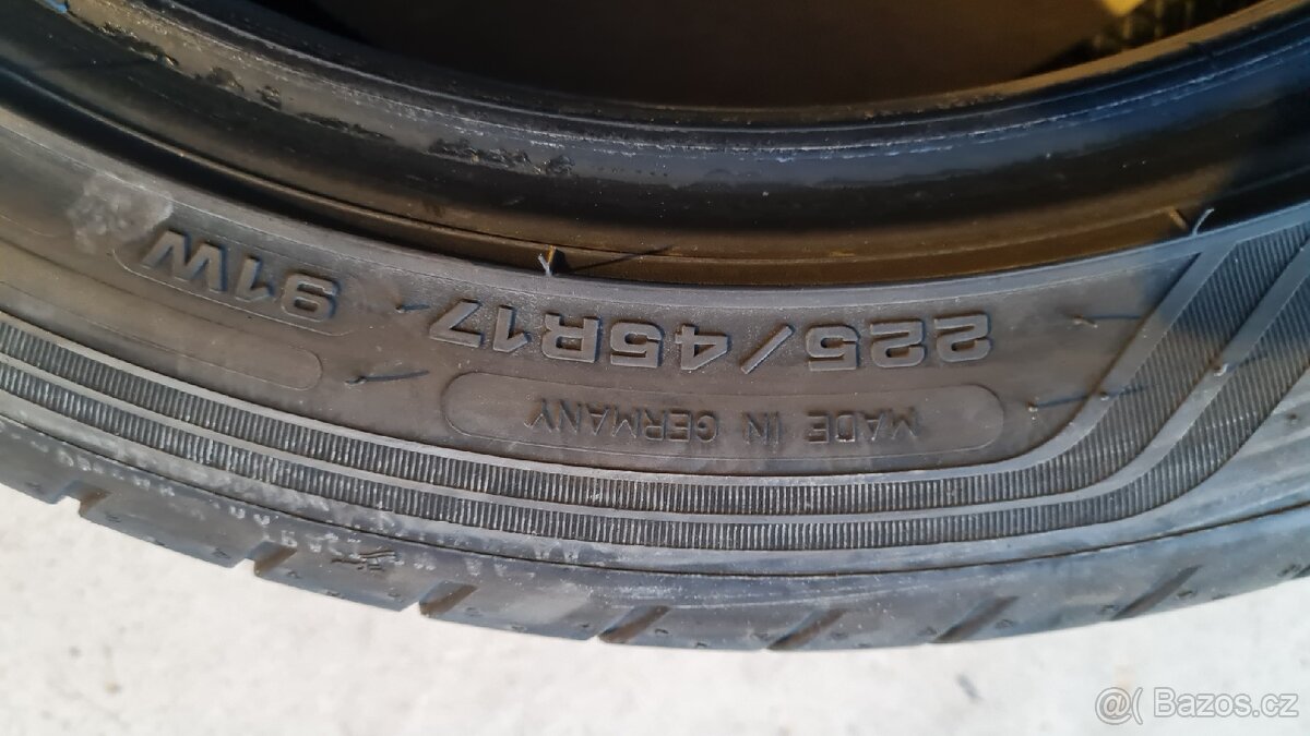 2x letní pneu 225/45 R17 - 5