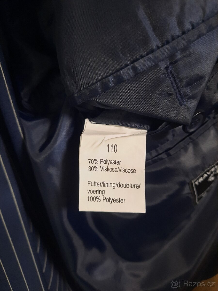 Pánský oblek TRAVELMASTER modrý - 5