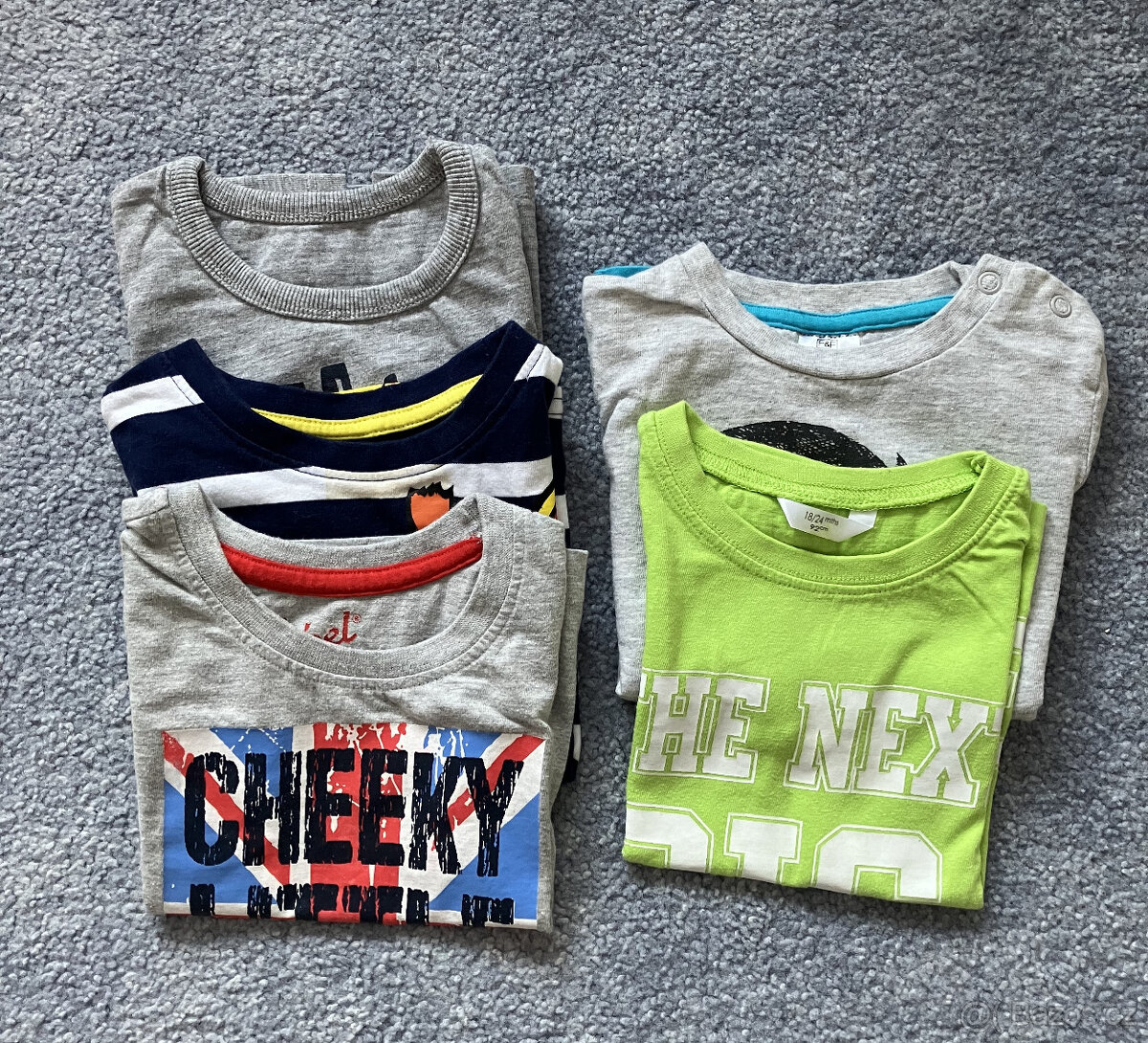 20 kusů oblečení pro kluka - velikost 86 / 92 - 5