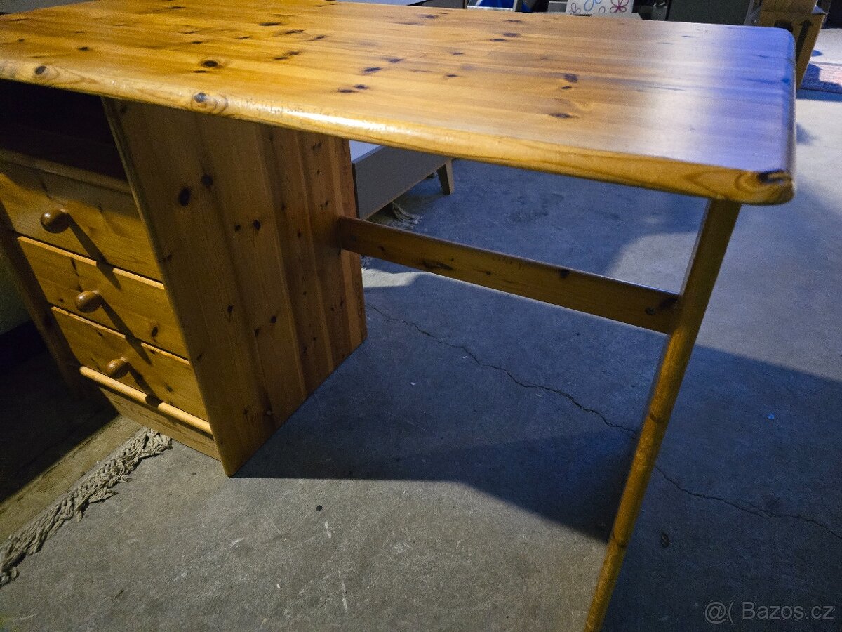 Psací stůl dřevo 60x120 výška 76 cm - 5