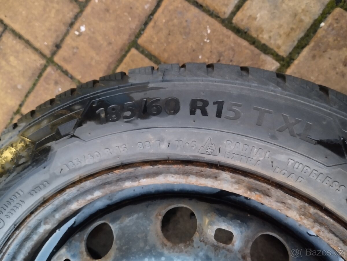 Kola R15 + zimní pneu 5 mm - 5