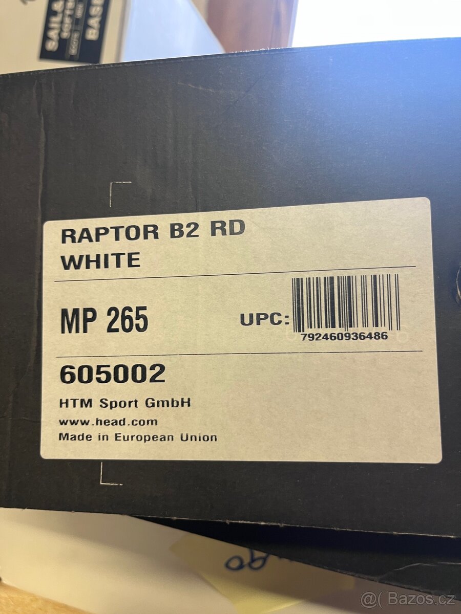 Lyžařské boty HEAD Raptor B2 RD - vel. 26,5 - 5
