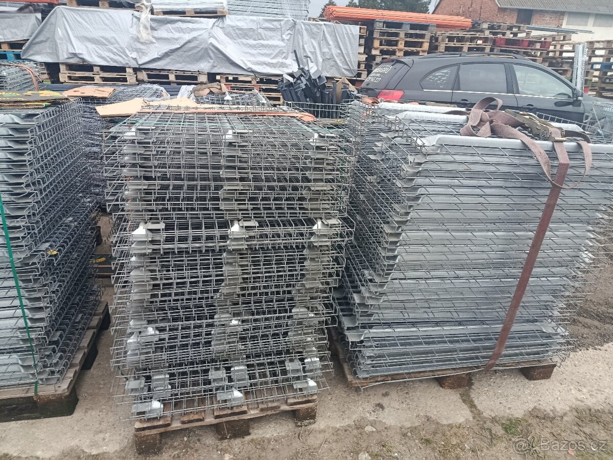 Paletové regály Rošt drátěný - 5