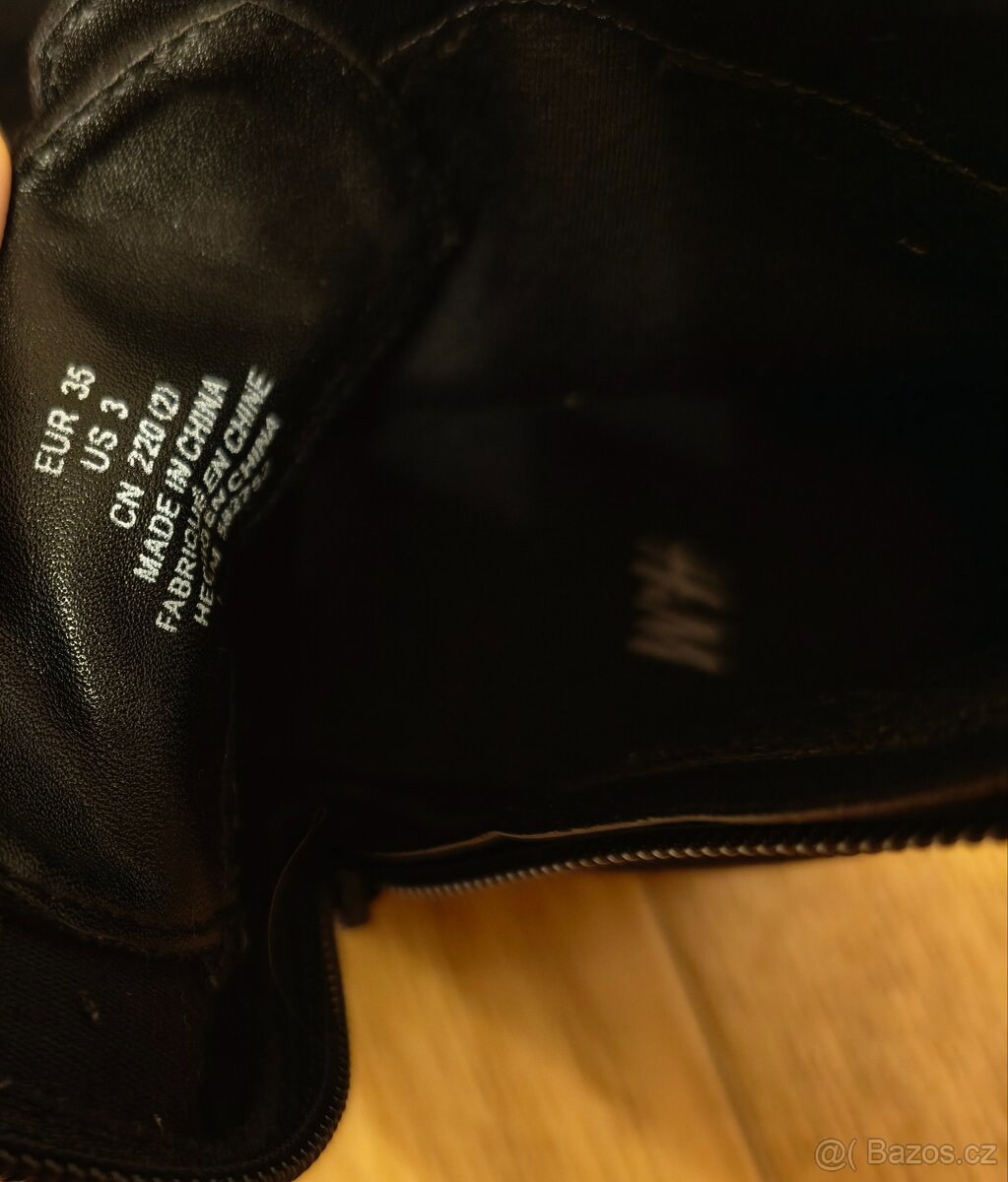 Černé kotníkové boty vel. 36 - 5