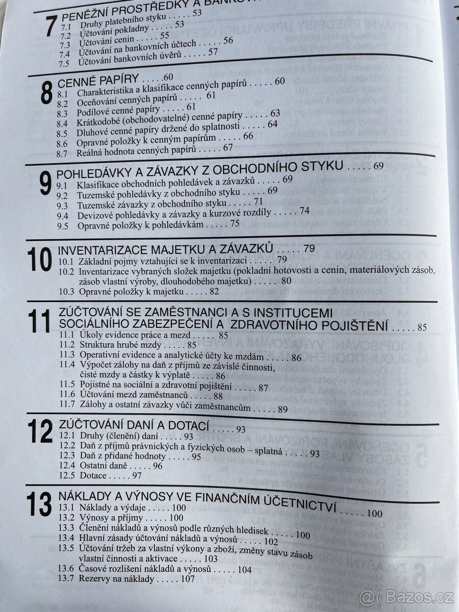 Přehled učiva k maturitní zkoušce z účetnictví - 5