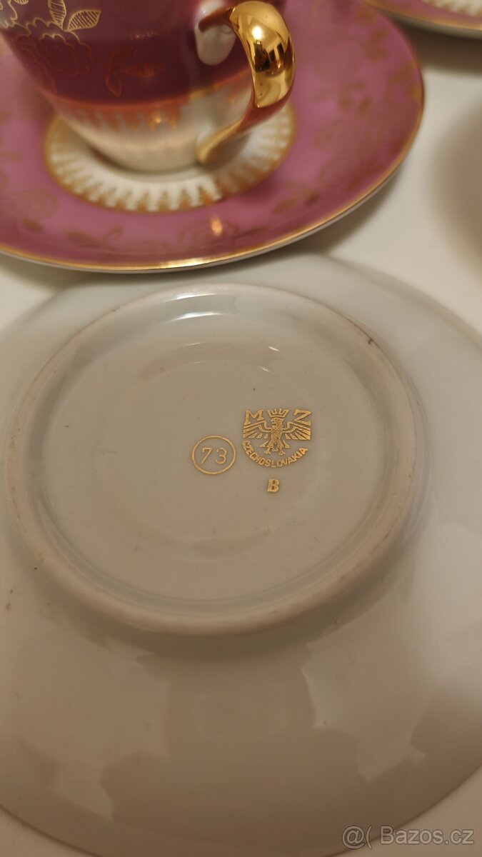 Prodám porcelánový set s cukřenkou Moritz Zekauer - 5