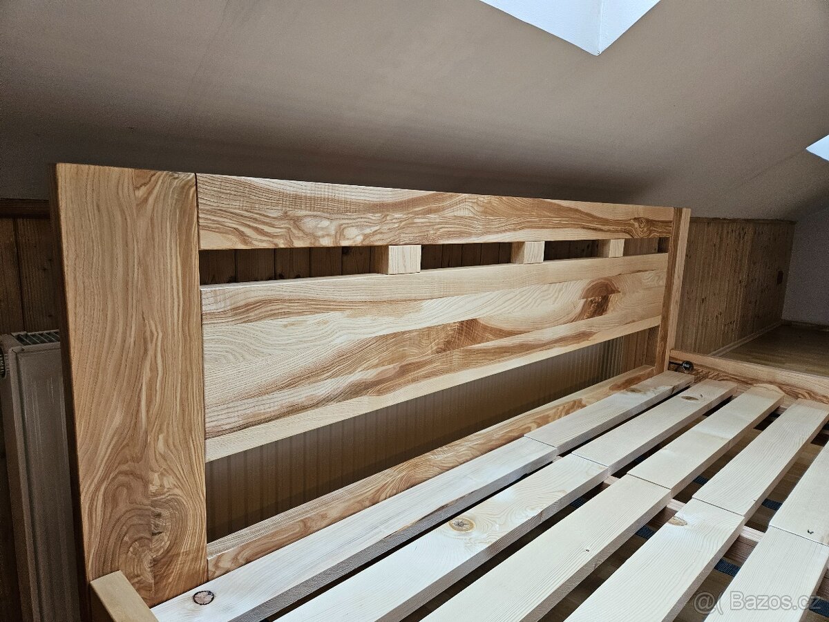 Manželská postel 180x200 - Jasan - 5