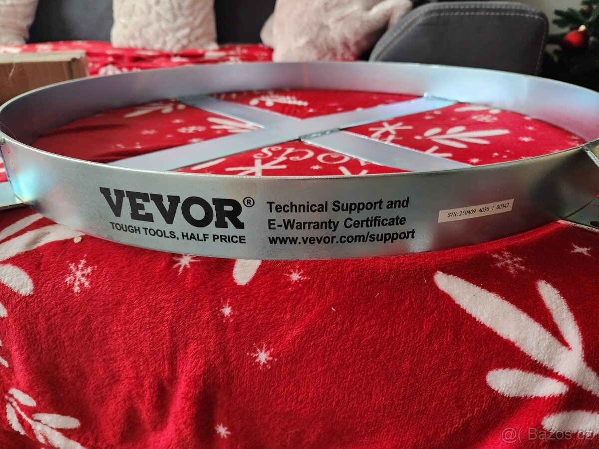 Držák / vozík pod 55gal sud – nový, nosnost 454 kg,4 kolečka - 5