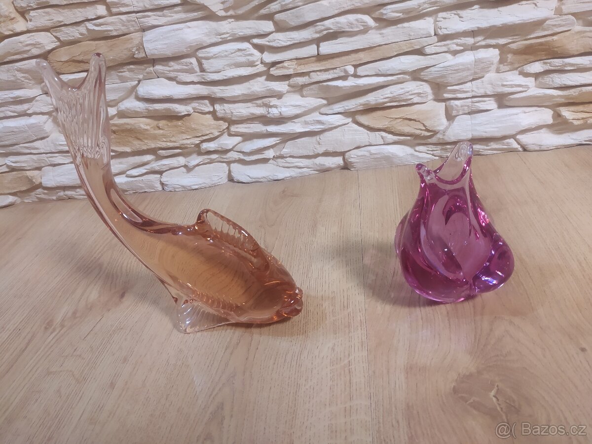 KOLEKCE HUTNÍHO SKLA - 5ks - 5