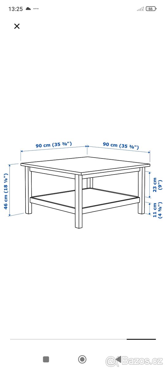 Konferenční stolek IKEA Hemnes - 5