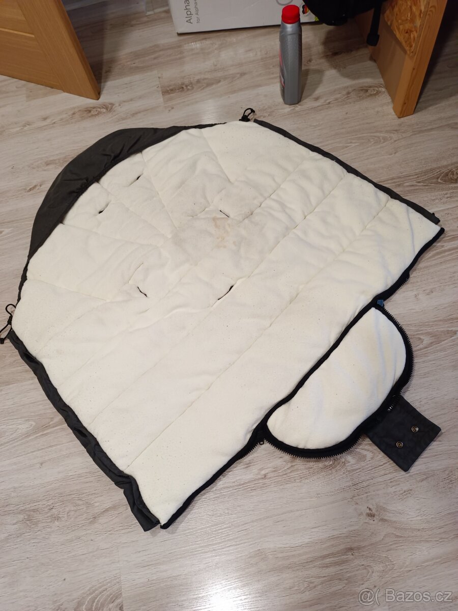 Zimní fusak Gesslein do kočárku, super stav - 5