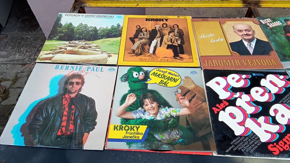 Lp desky různé žánry množství 300 ks. - 5