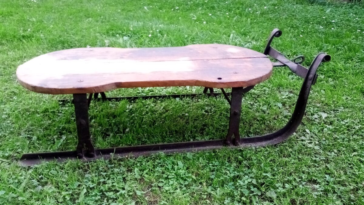 Sáňky-muzejní kus - 5