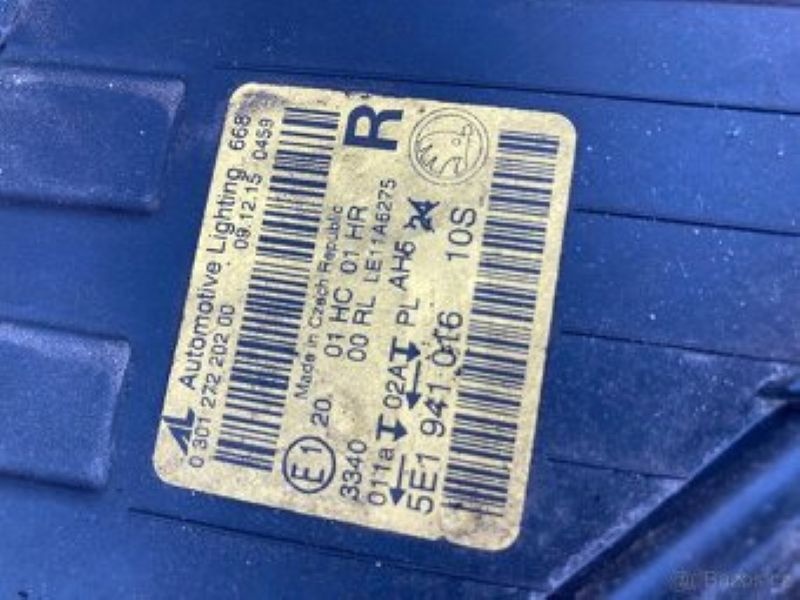 Škoda Octavia 3 pravé přední světlo 5E1 941 016 - 5