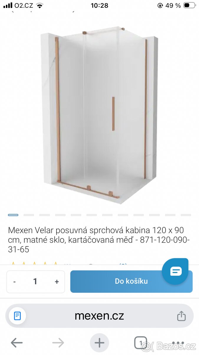 Sprchový kout Mexen Velar - 5