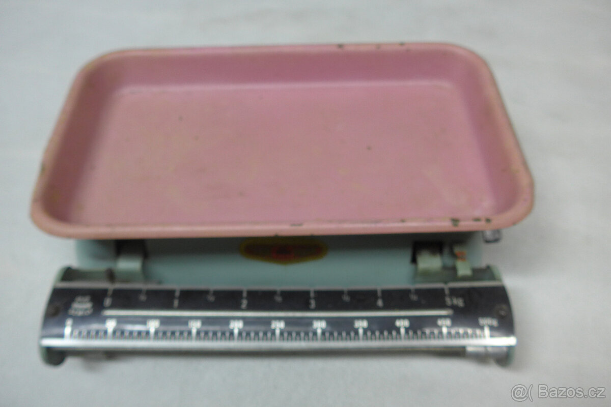 Mechanická Kuchyňská Váha KOVO CYKLOS ČSSR - 5