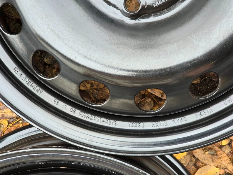 Nové plechové disky 6Jx16, 5x112, et50 - 5
