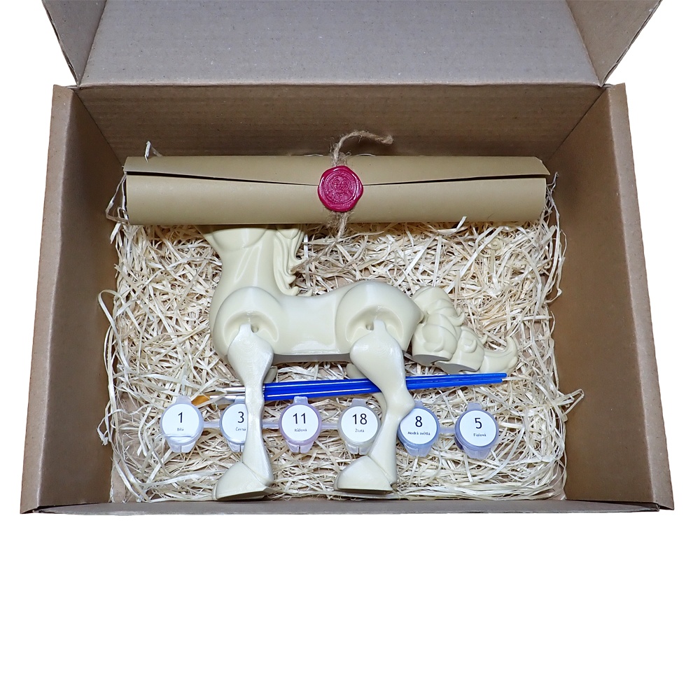 Jednorožec - Kreativní 3D omalovánka - 5