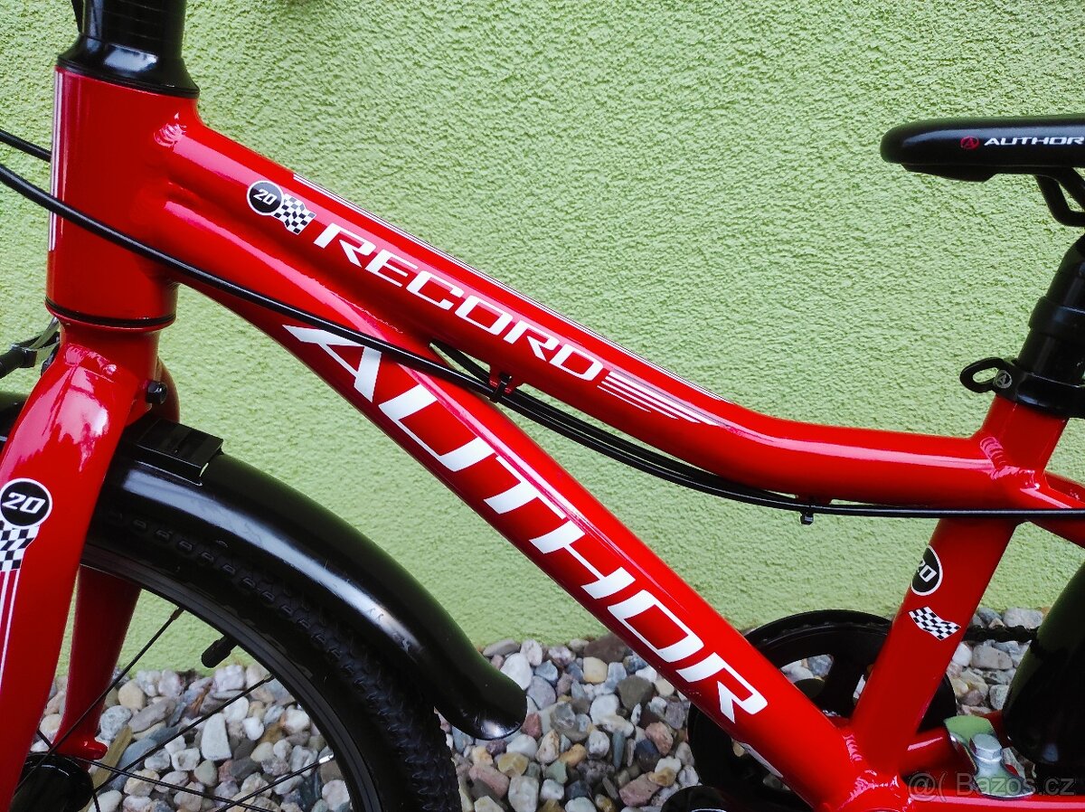 Značkové dětské kolo Author Record 20" (červená) - 5