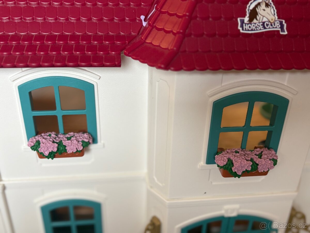 Schleich domeček dům se stájí a koňmi - 5