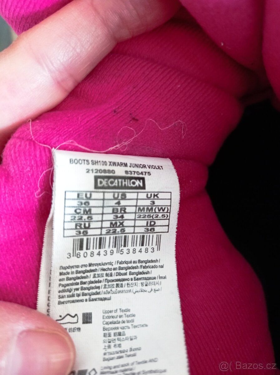 Dívčí sněhule Decathlon, vel. 36 - 5